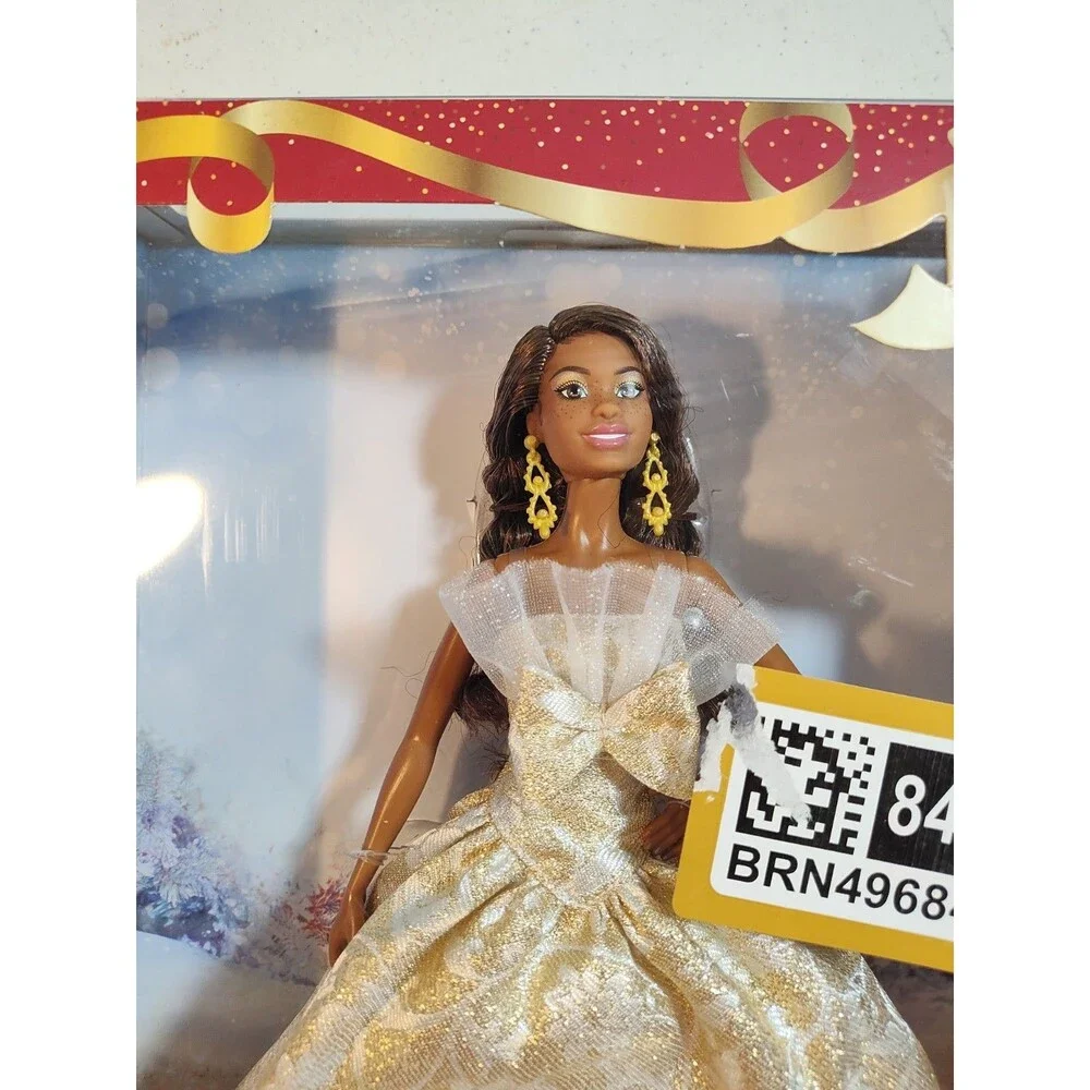 2025 Holiday Barbie Doll Brunette JBH97 Mattel Signature New in Box (877)